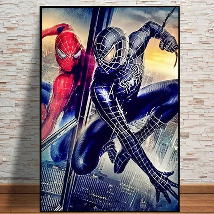 Постеры и принты из фильма Marvel «Человек-паук», настенные картины на холсте с изображением супергероев Диснея для гостиной, домашний декор