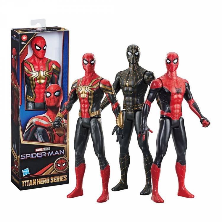 Marvel Spiderman Titan Hero Ассортимент Рисунок Многоцветный