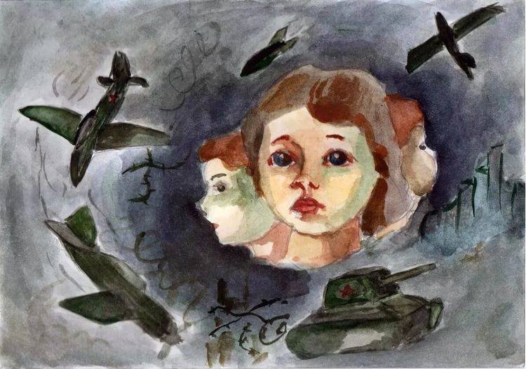 Рисунки на тему Война глазами детей для срисовки