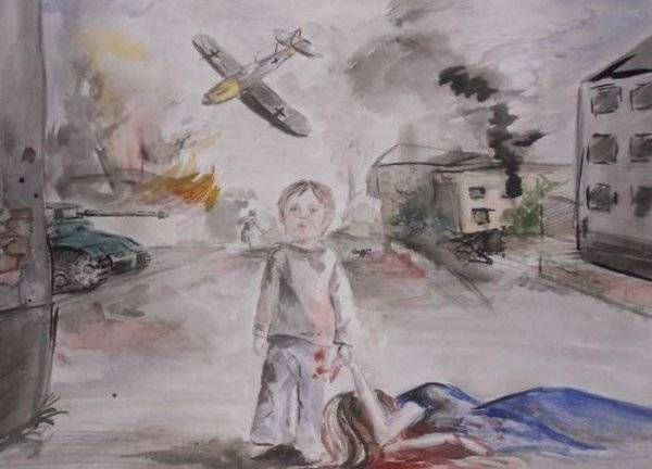 Рисунок на тему война глазами детей 