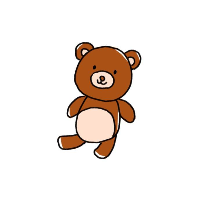 Как нарисовать игрушечного медведя
