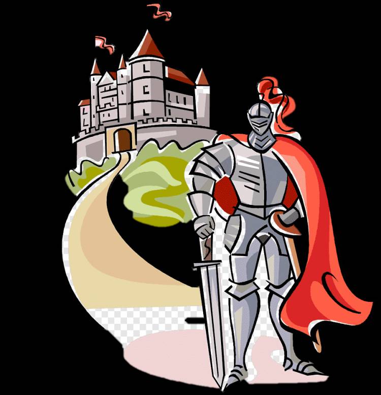 Рисунок на тему средневековый рыцарь 