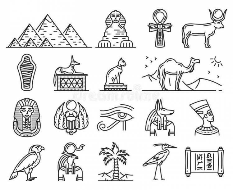 Идеи для срисовки сфинкс египет 