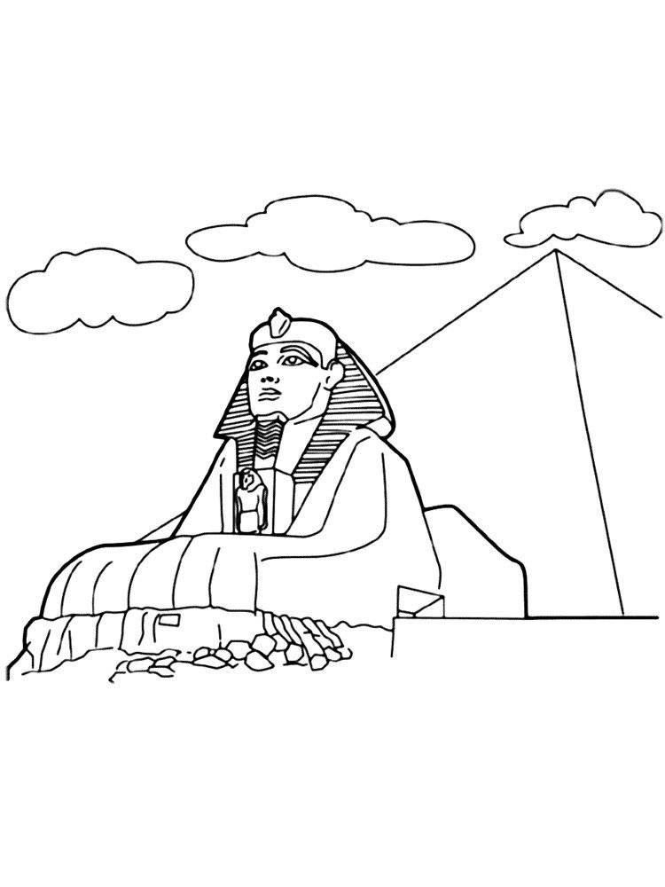 Идеи для срисовки сфинкс египет 