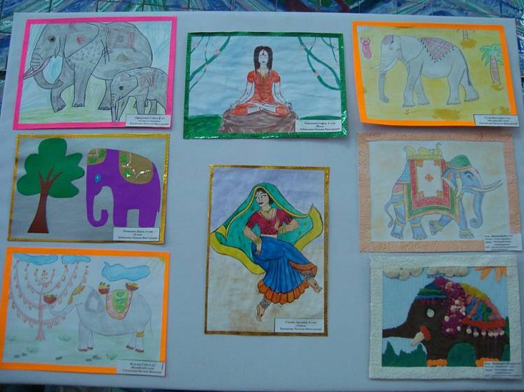 Рисунки волгоградских детей отправятся на международную выставку в Индию