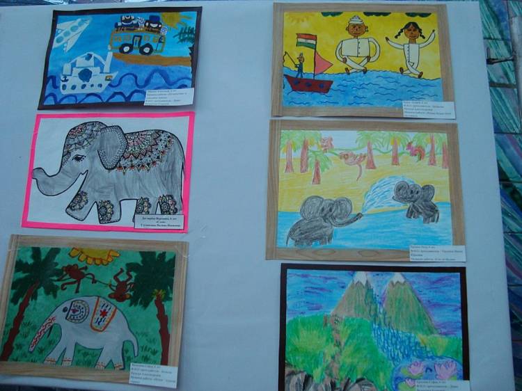 Рисунки волгоградских детей отправятся на международную выставку в Индию