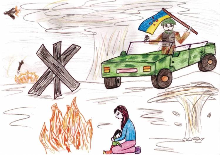 Выставка Донбасс в огне глазами детей в Волгограде