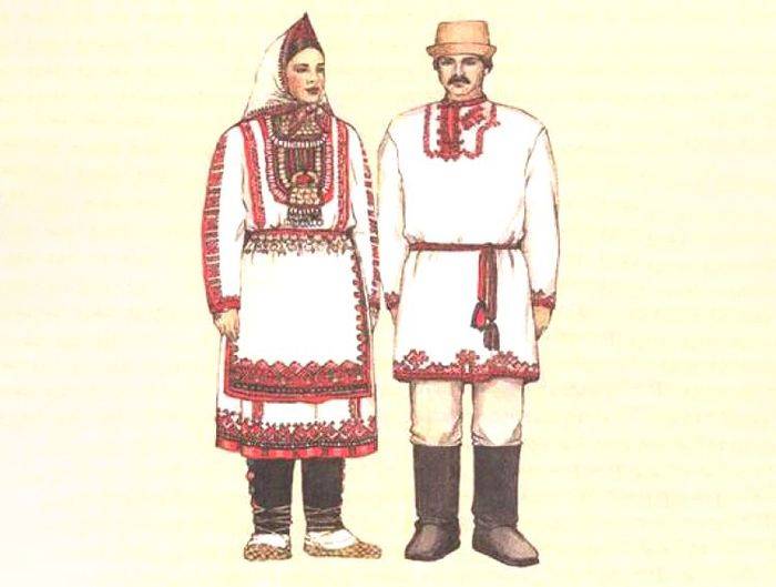 Марийский национальный костюм в картинках для детей