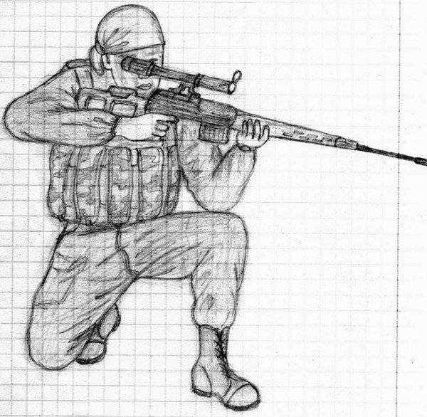 Как нарисовать спецназа 