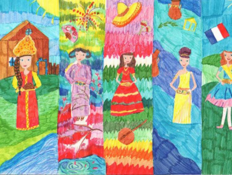 Таганрогские казаки провели конкурс детского рисунка