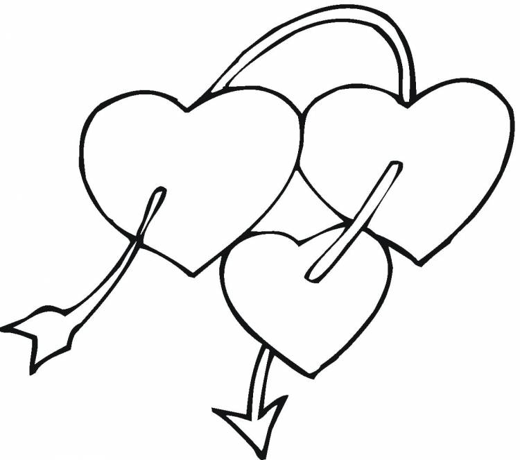Простые рисунки сердечки
