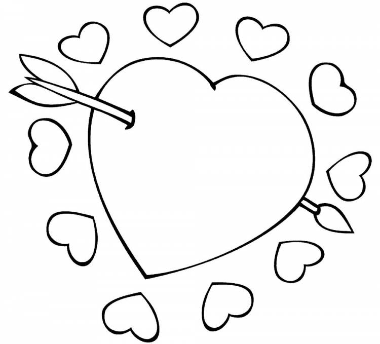 Простые рисунки сердечки