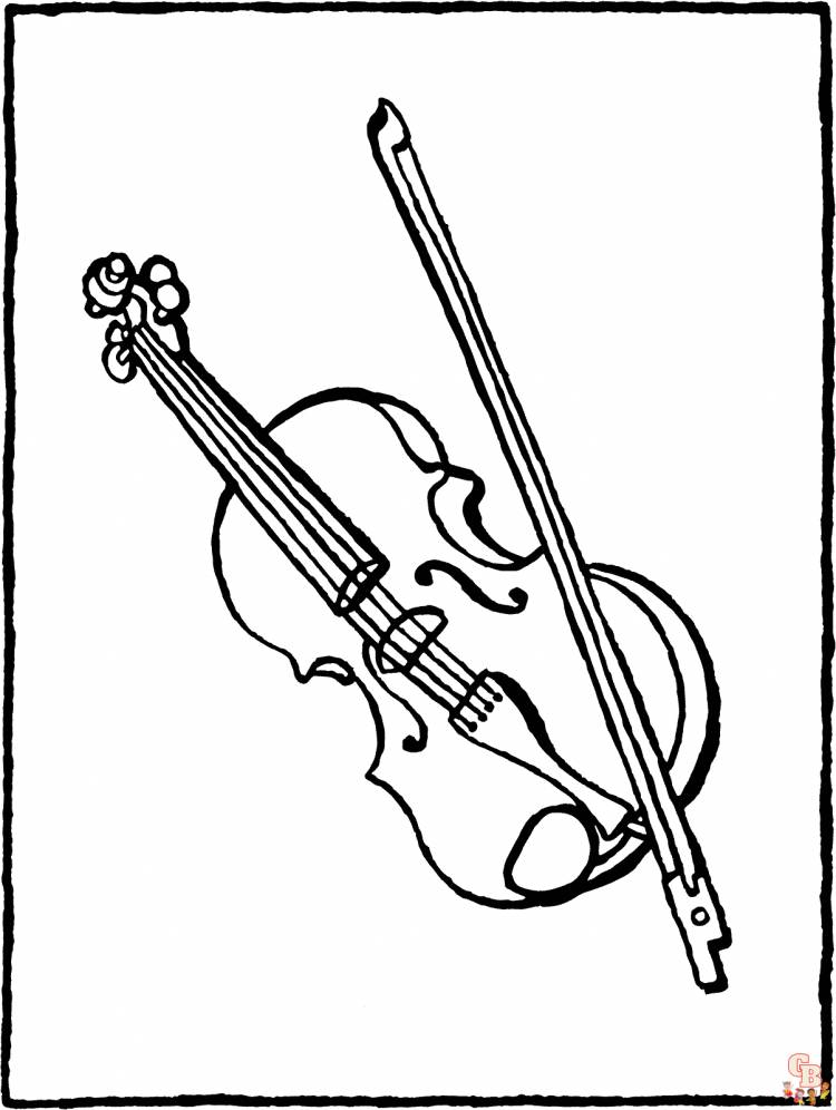 Откройте для себя лучшие раскраски скрипка для детей