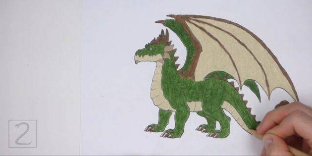 Как нарисовать дракона