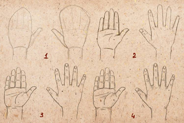 Как рисовать руки руку человека