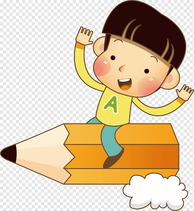 мальчик верхом на карандашной иллюстрации, детский рисунок карандашом, ребенок сидит на карандаше, ребенок, карандаш, текст png