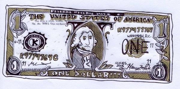 Идеи для срисовки доллар 