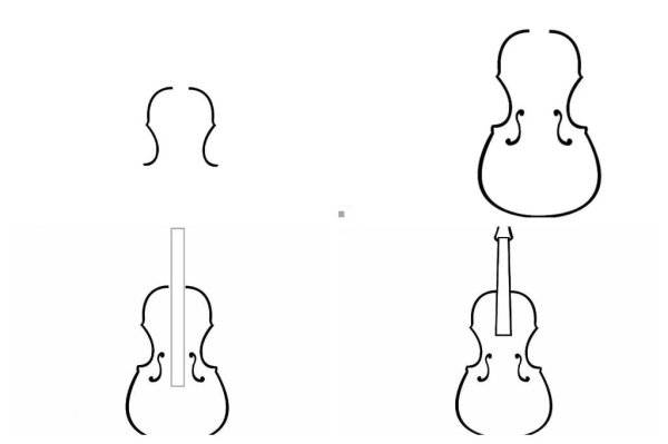 Как нарисовать скрипку 