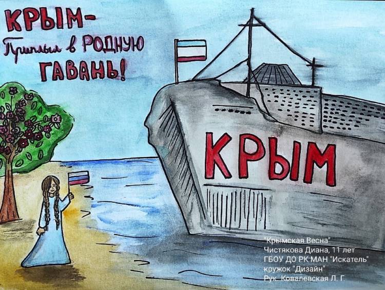 Крымская весна детские рисунки