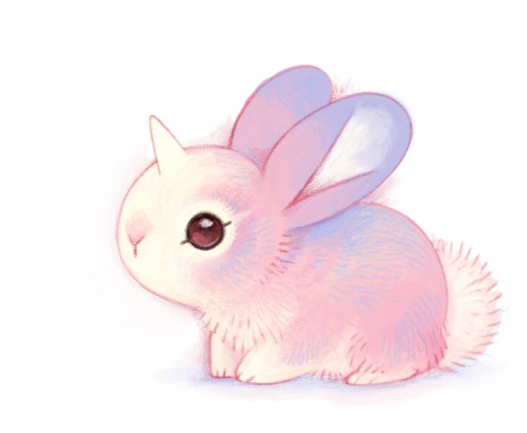 Картинки кроликов для срисовки