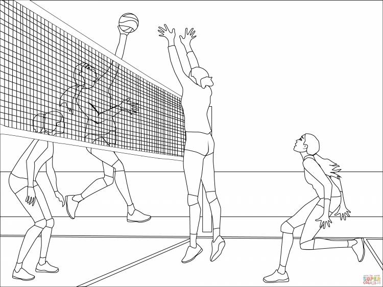 Легкие рисунки волейбол