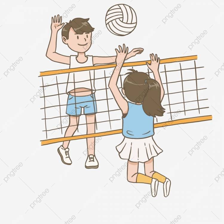 Волейбол рисунок детский