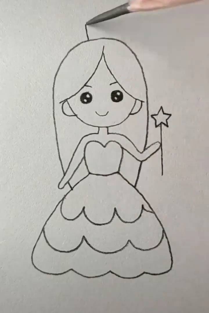 Как нарисовать красивую принцессу