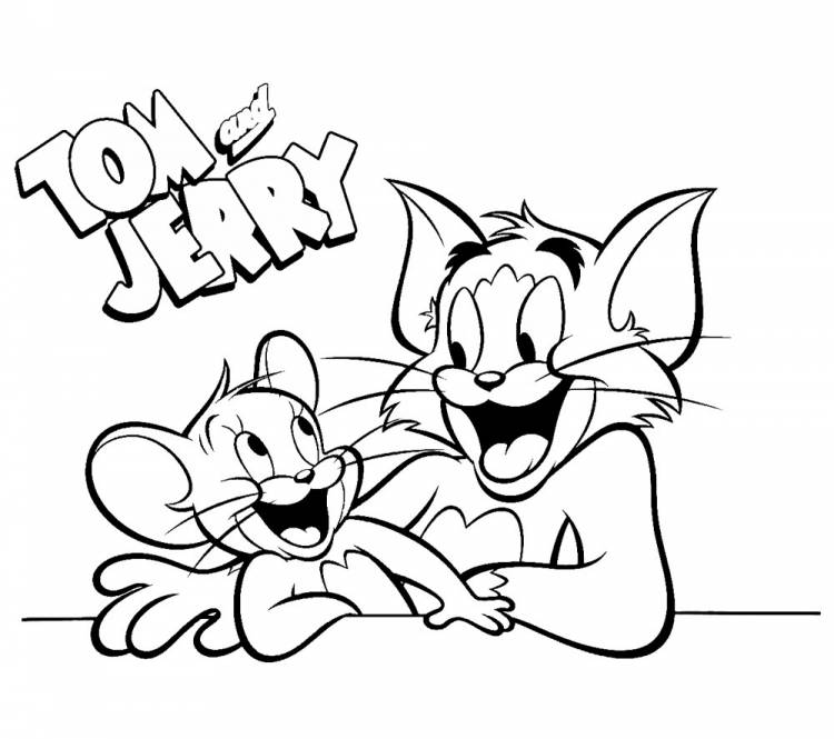 Рисунки Тома и Джерри для срисовки