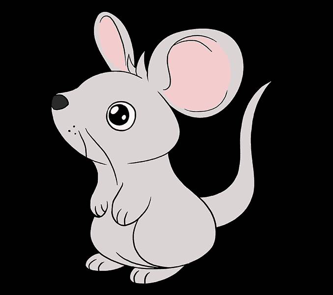 Как нарисовать мышку поэтапно для детей