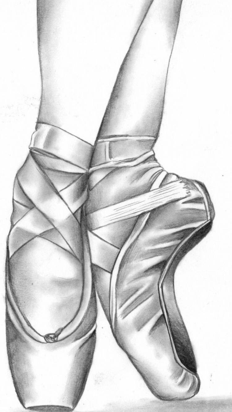 Ноги балерины рисунок