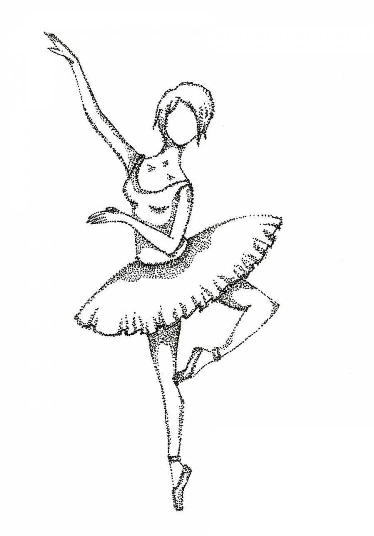 Балерина простой рисунок