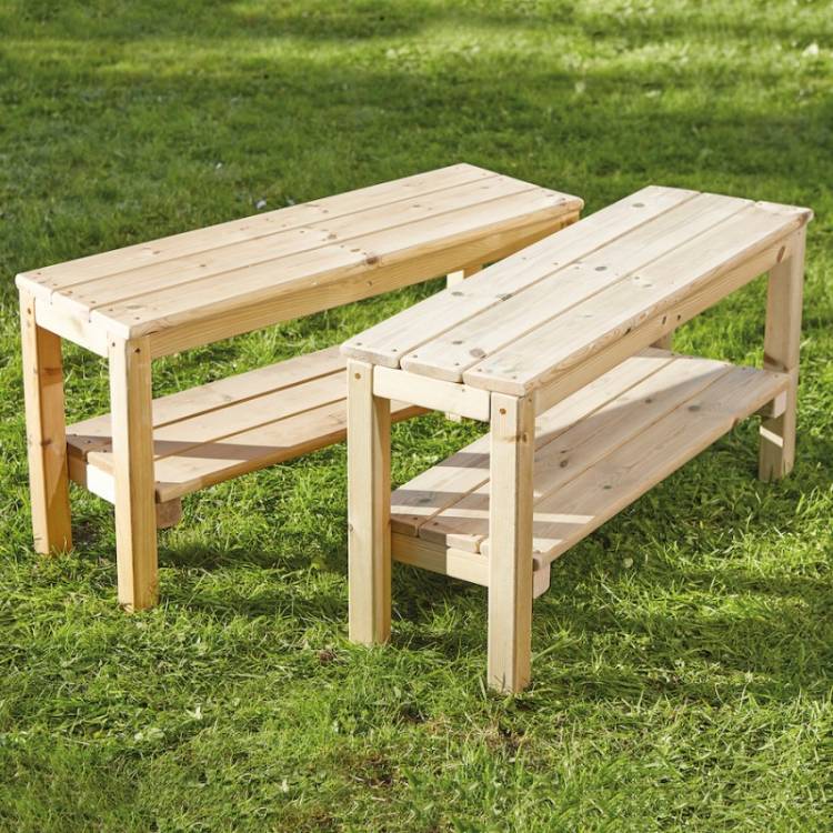 Как сделать деревянную скамейку для дачи своими руками