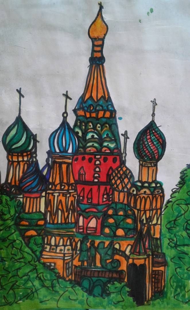 Город Москва Храм Василия Блаженного