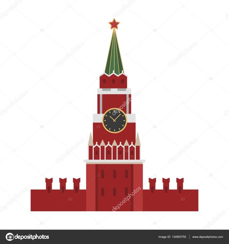 Рисунок кремль поэтапно