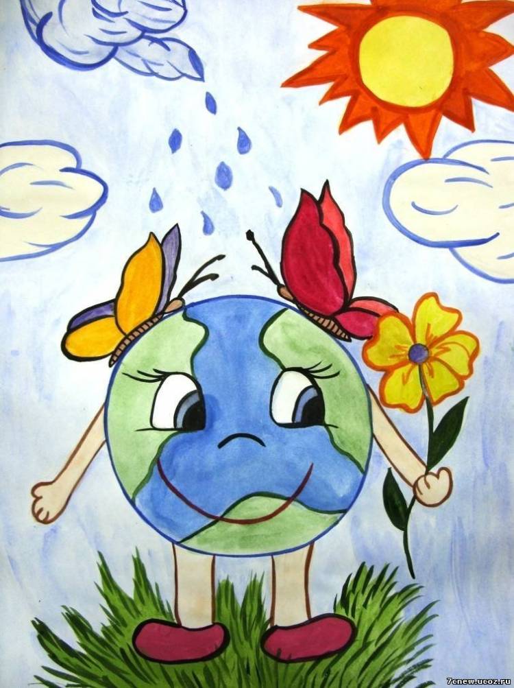 Рисунки на экологическую тему для детей дошкольного возраста 