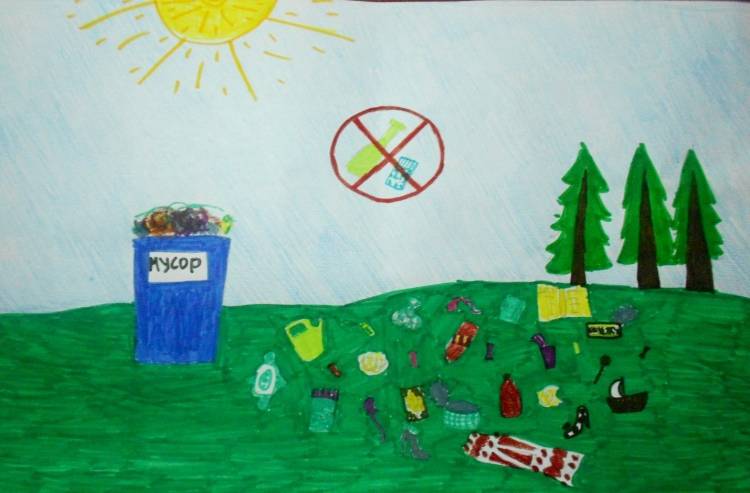 Картинки берегите природу от мусора для детей 