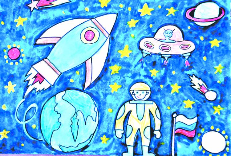 Положение конкурса рисунков ко Дню космонавтики,посвящённого