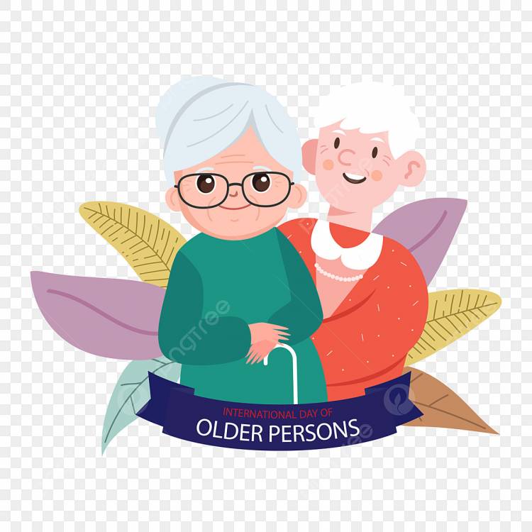 Международный день пожилых людей Png Ai PNG , День старости празднован на, Тема Международного дня пожилых людей