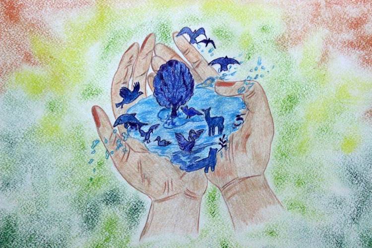 Объявлено начало конкурса детских рисунков о воде «Разноцветные капли»