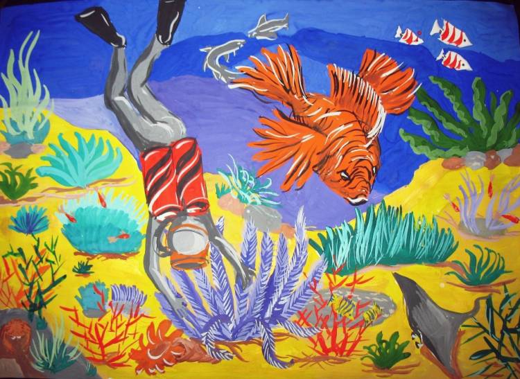 I Всероссийский Интернет конкурс детского рисунка «Подводный мир моими глазами»