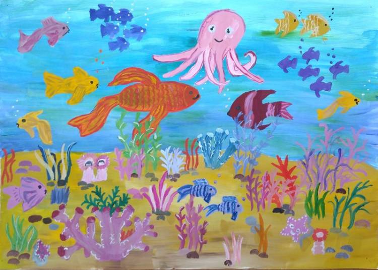 Рисунки Подводный мир