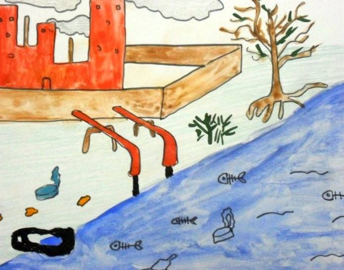 Рисунок на тему охраны воды