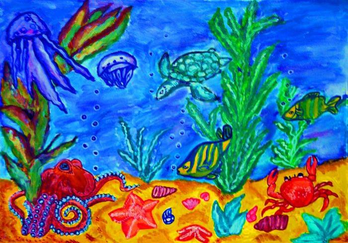 Подводный мир картинки для детей в школу и в детский садик