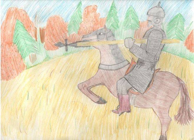 Картинки Куликовской битвы для срисовки 