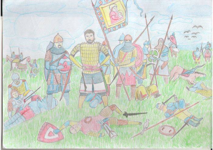 Картинки куликовской битвы для учеников