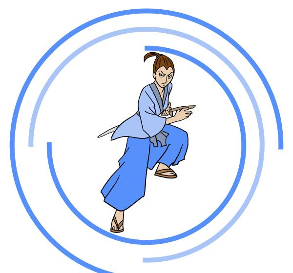 Как нарисовать самурая с мечом поэтапно для начинающих