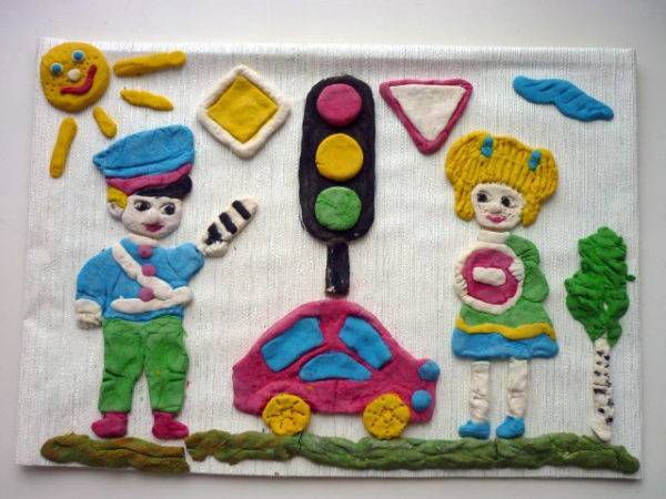 Поделки в детский сад на тему правила дорожного движения (ПДД) своими руками