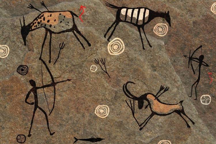 Наскальные рисунки неандертальцев