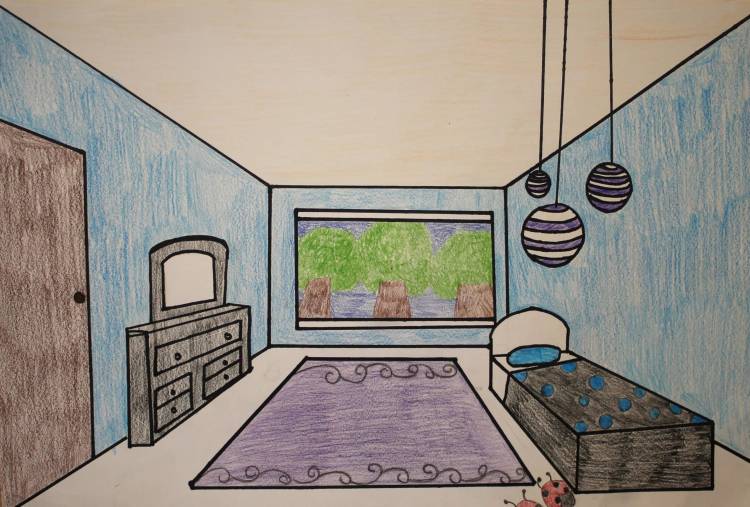 Рисунок детской комнаты 