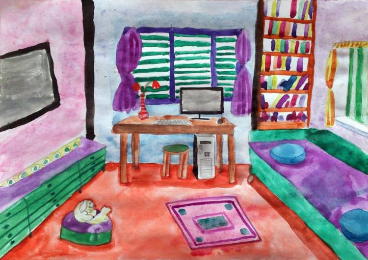 Рисунки Комната моей мечты